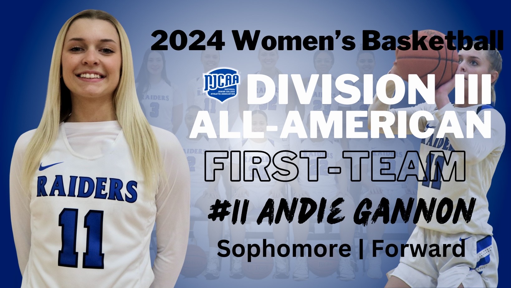 Andie Gannon Selected As First Team All-American